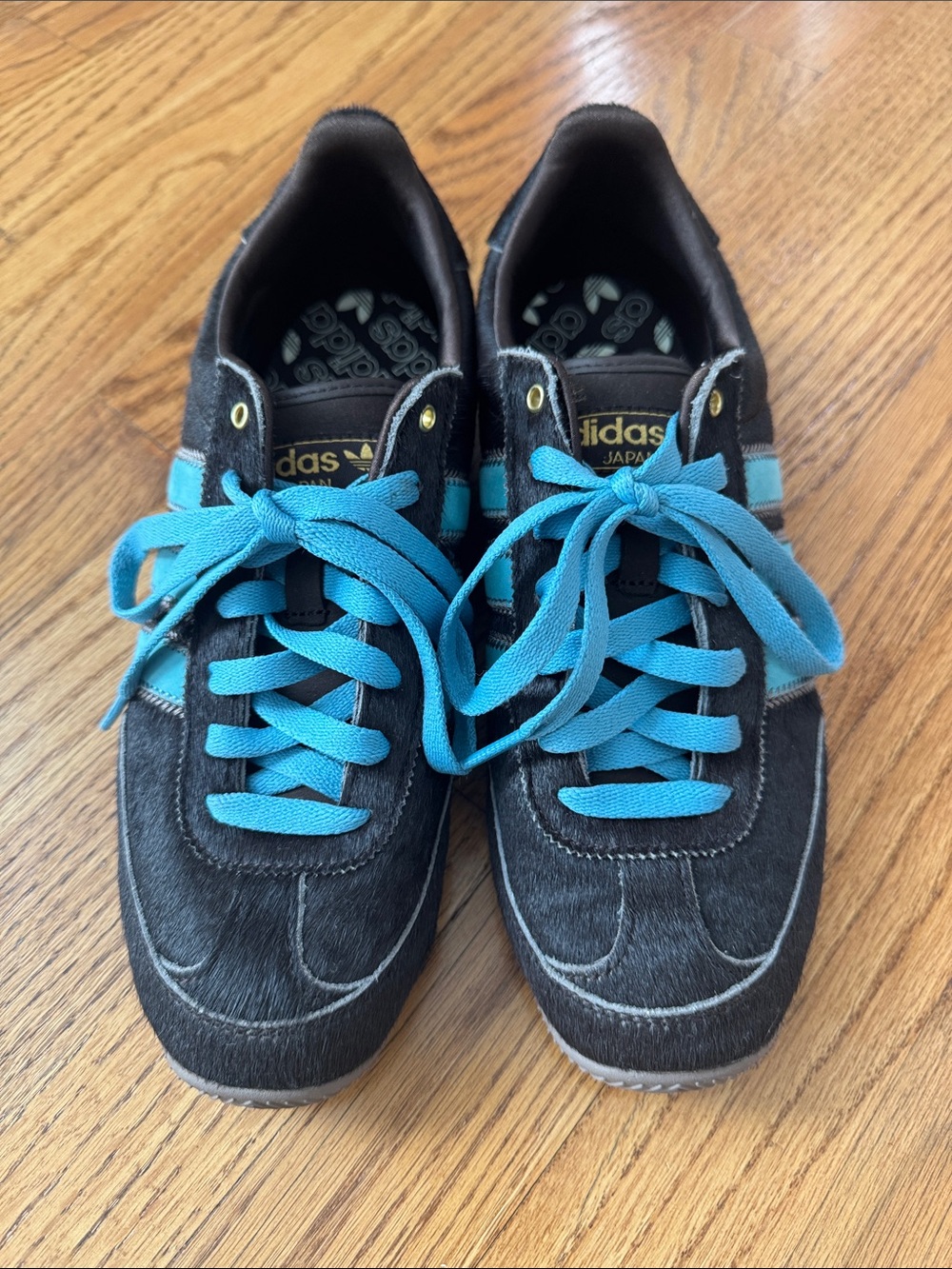 ADIDAS Japan calf hair sneakers